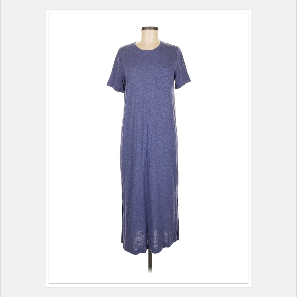 Casual Blue Maxi Dress